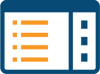 schedule icon representing Flexible Schedules at Optima Office